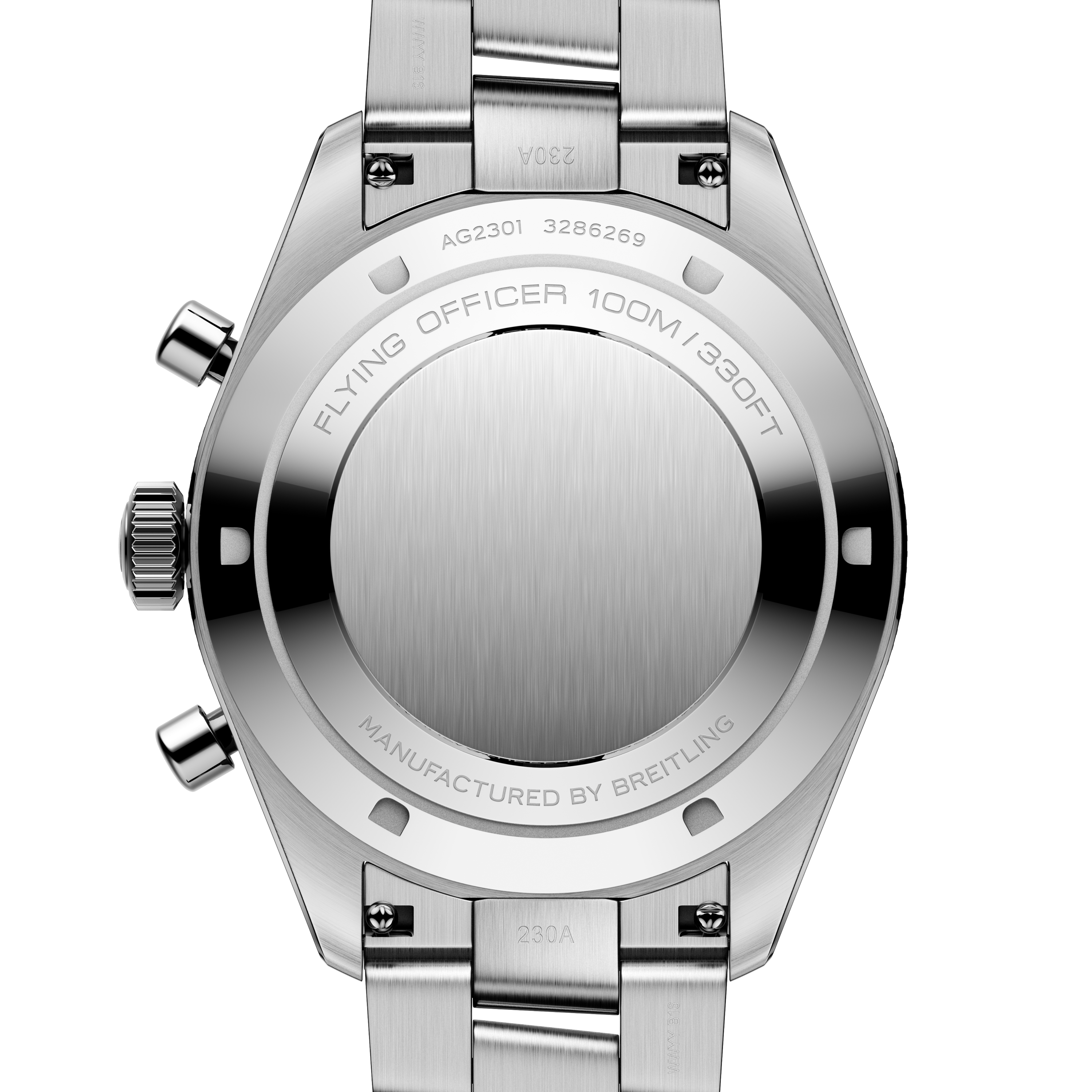Flying Officer | 40mm, Steel Case, Steel Strap