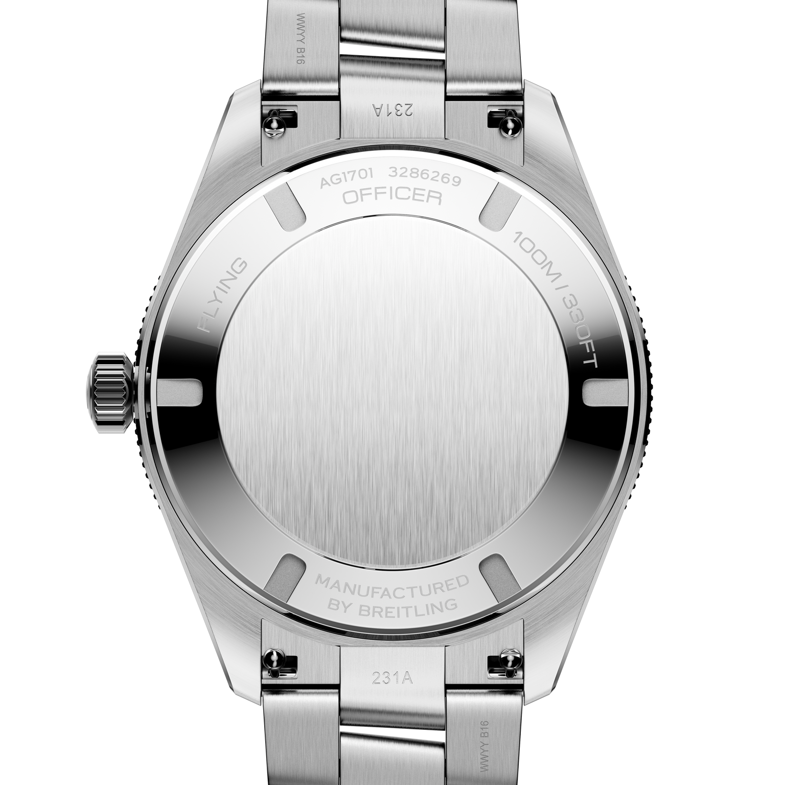 Flying Officer | 40mm, Steel Case, Steel Strap
