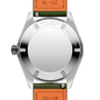 Flying Officer | 40mm, Steel Case, Green Fabric Strap