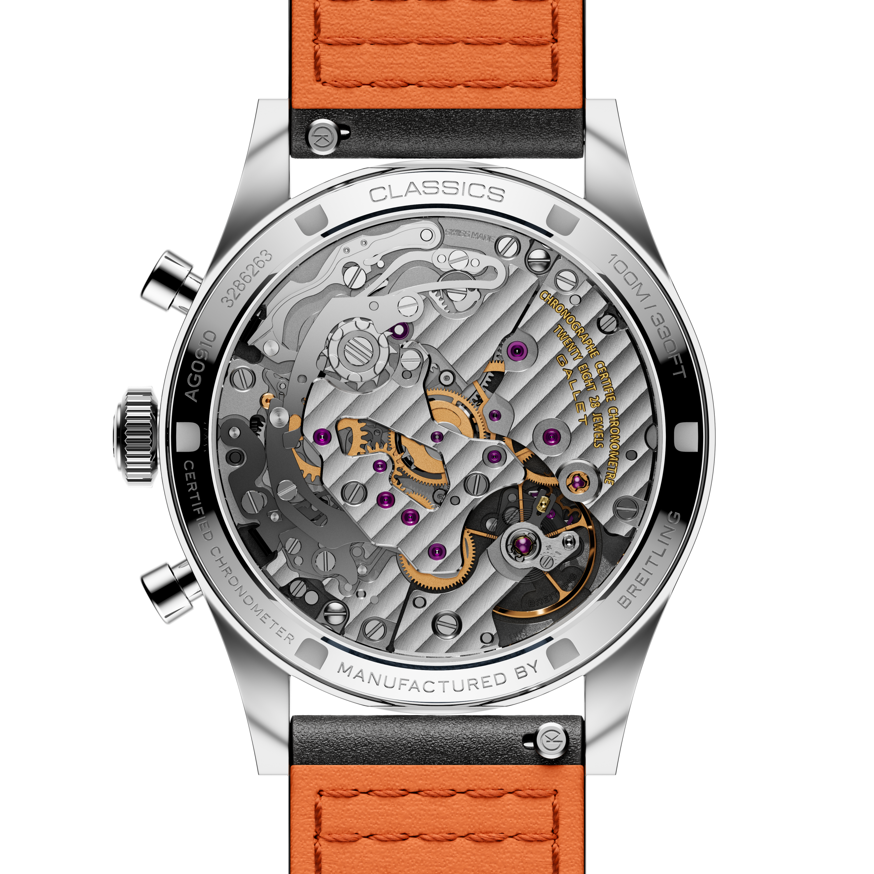 Tribute Silverlight | 38mm, Steel Case, Black Leather Strap