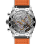Tribute Silverlight | 38mm, Steel Case, Black Leather Strap