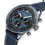Multichron Pilot | 42mm, Steel Case, Blue Leather Field Strap
