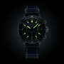Multichron Pilot | 42mm, Steel Case, Blue Leather Field Strap