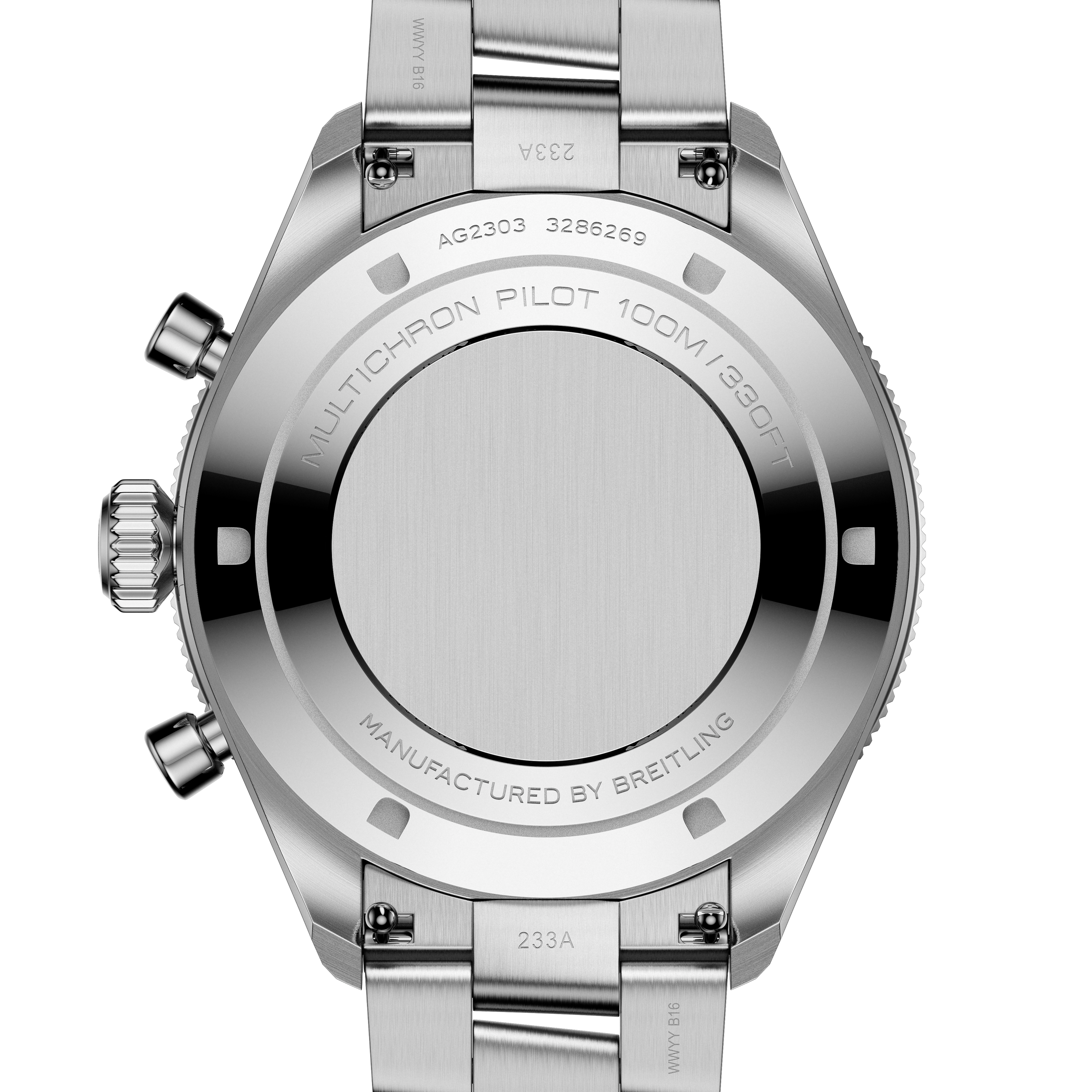 Multichron Pilot | 42mm, Steel Case, Steel Strap