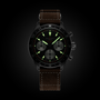 Multichron Pilot | 42mm, Steel Case, Brown Leather Field Strap
