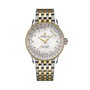 Navitimer 36 | White MOP Dial, Steel & 18K Yellow Gold Bracelet