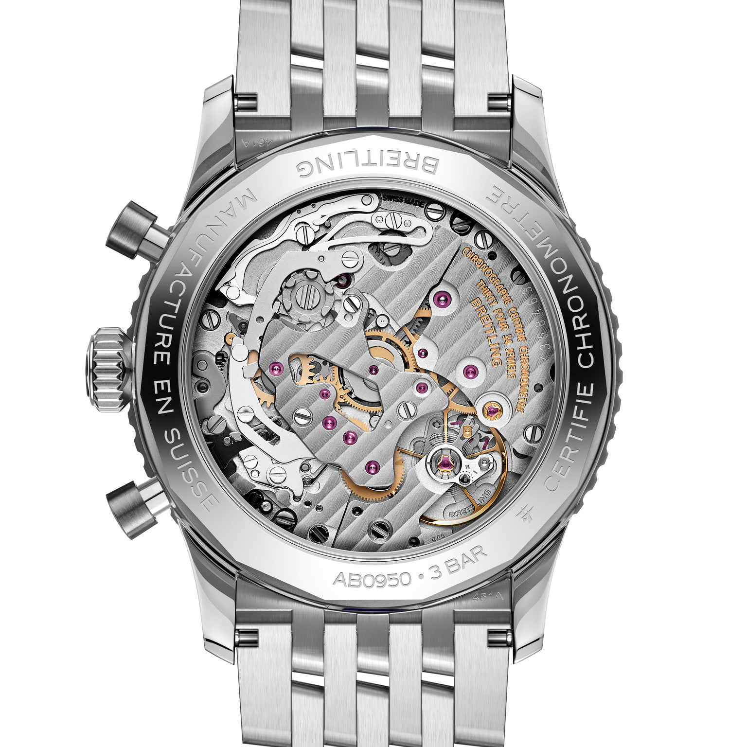 Navitimer B09 Chronograph 41 | Stainless Steel Case, Black Panda Dial