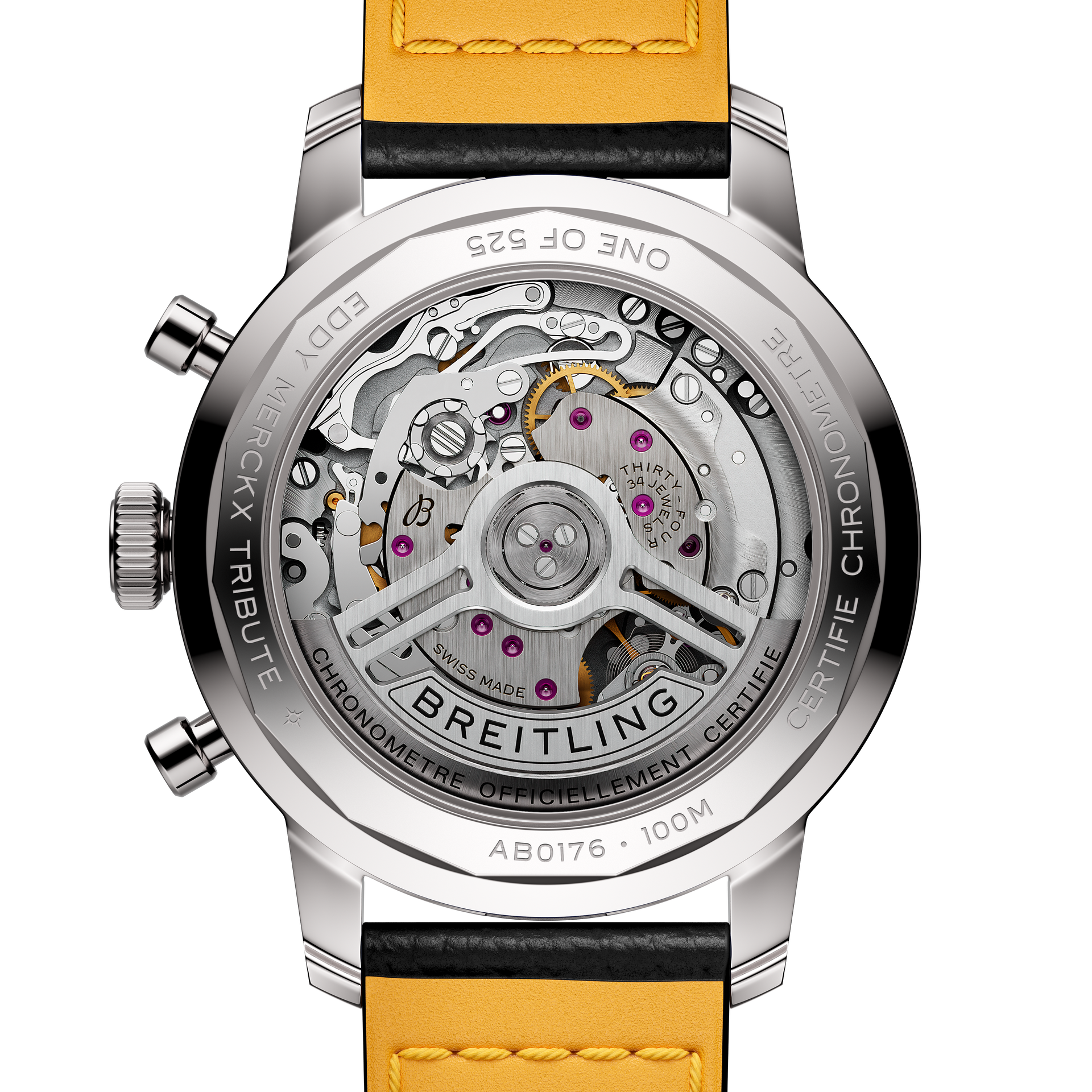 Breitling Top Time B01 Eddy Merckx | 41mm, Leather Strap, Men's Watch