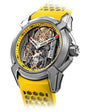 Epic x Titanium Yellow | 44mm, Honeycomb Rubber Strap