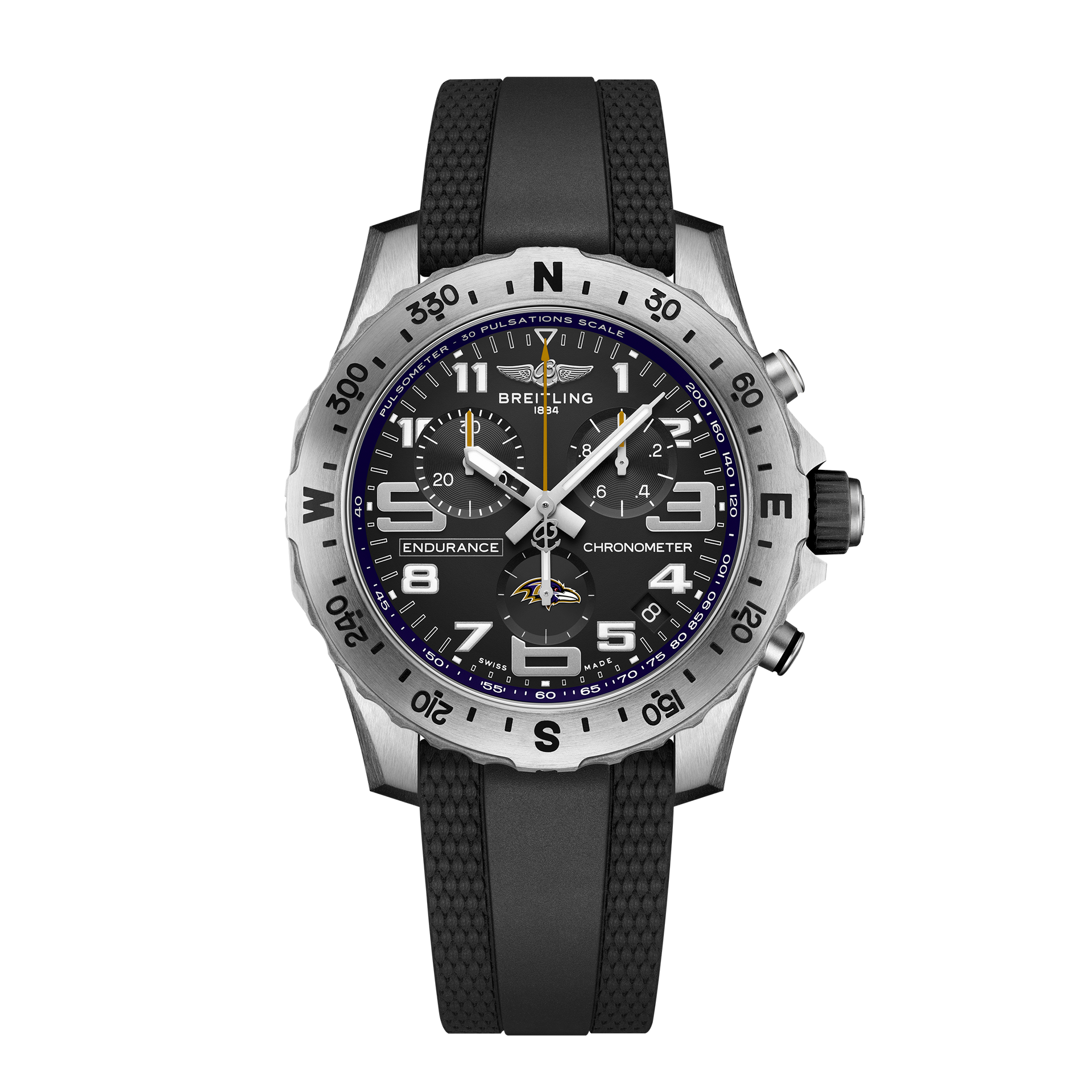 Breitling Endurance Pro 44 Baltimore Ravens Edition