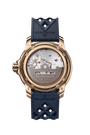 Bathyscaphe Quantième Complet Phases de Lune | 43.6mm, Sunburst Gradient Blue Dial, Sail-Canvas Strap