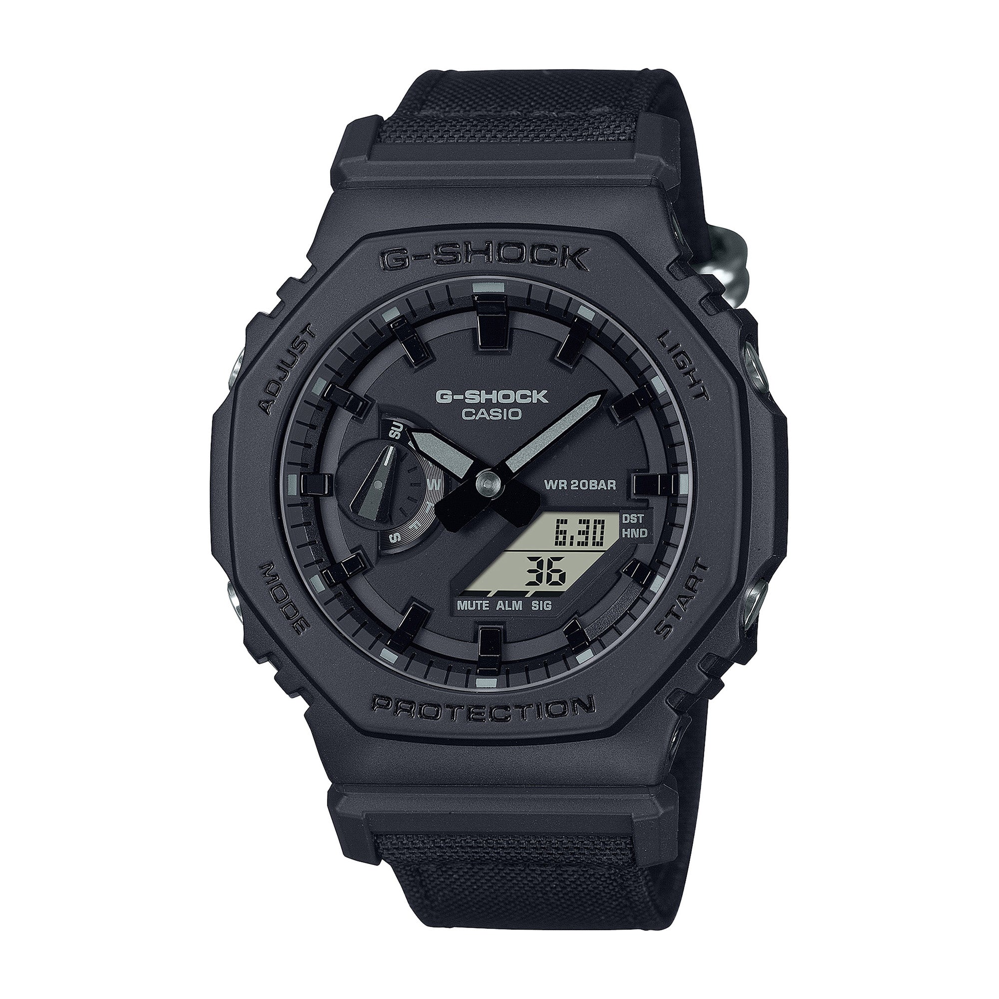 試着程度　G-SHOCK　CASIO　GA-2100B　黒文字盤 G-Shock GA-2100BCE-1A Quartz Icon Resin Black