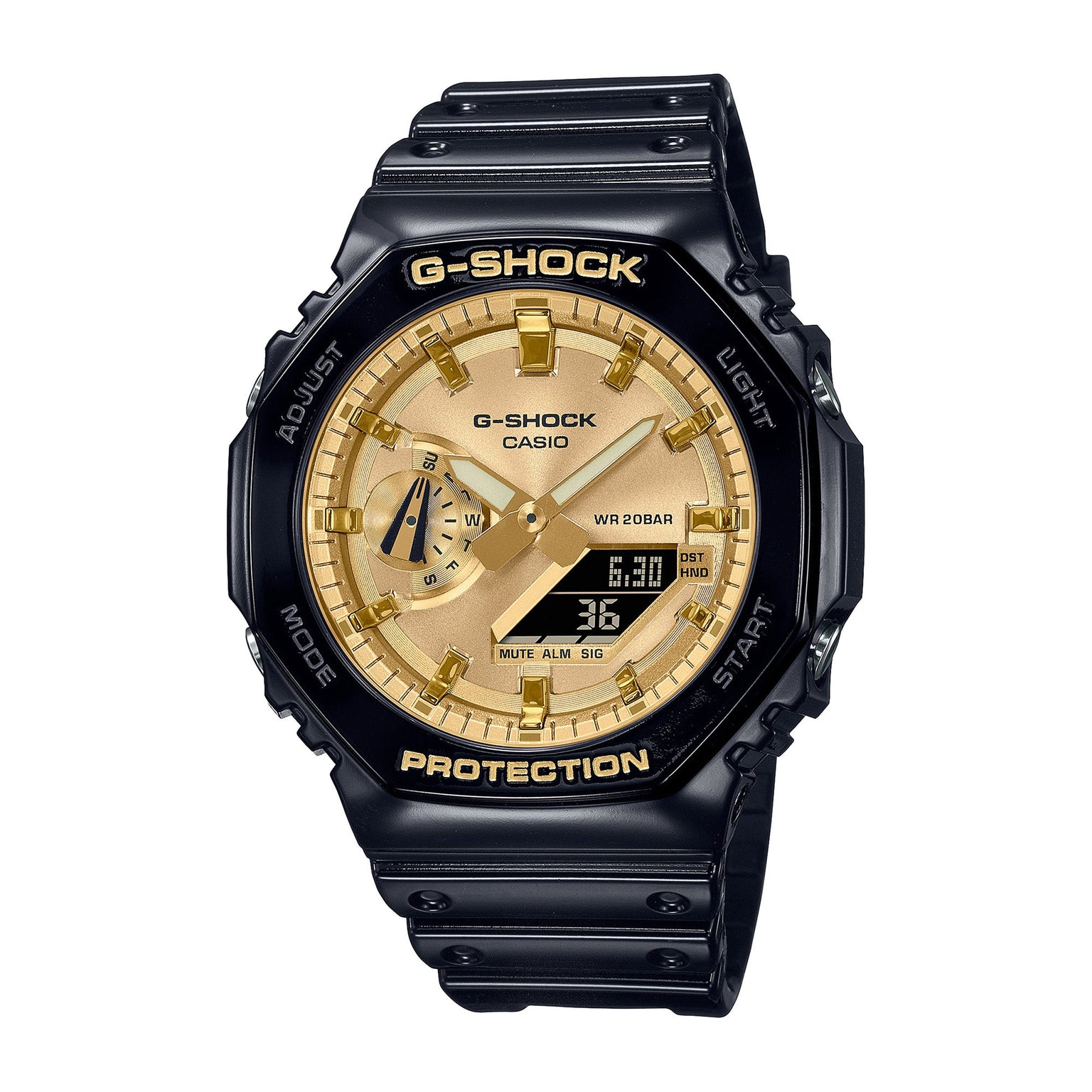 GA-2100GB-1A Quartz G Steel Resin Black