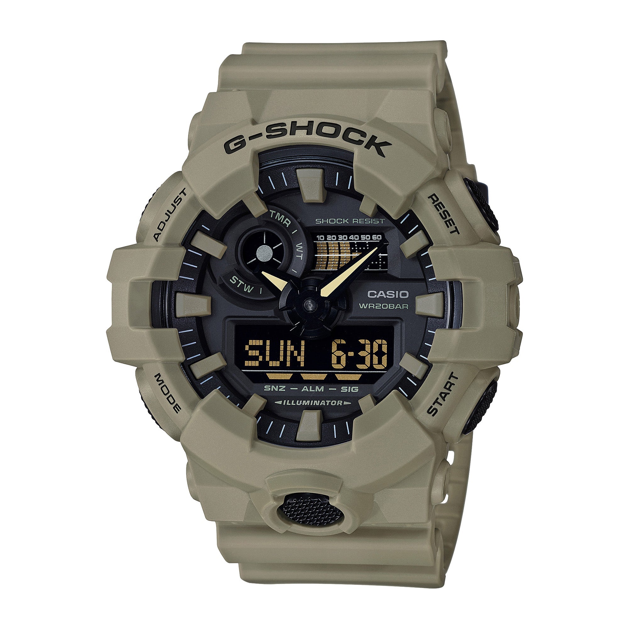 G-Shock GA-700UC-5A Quartz Icon Resin Gray 57.5mm Resin Black