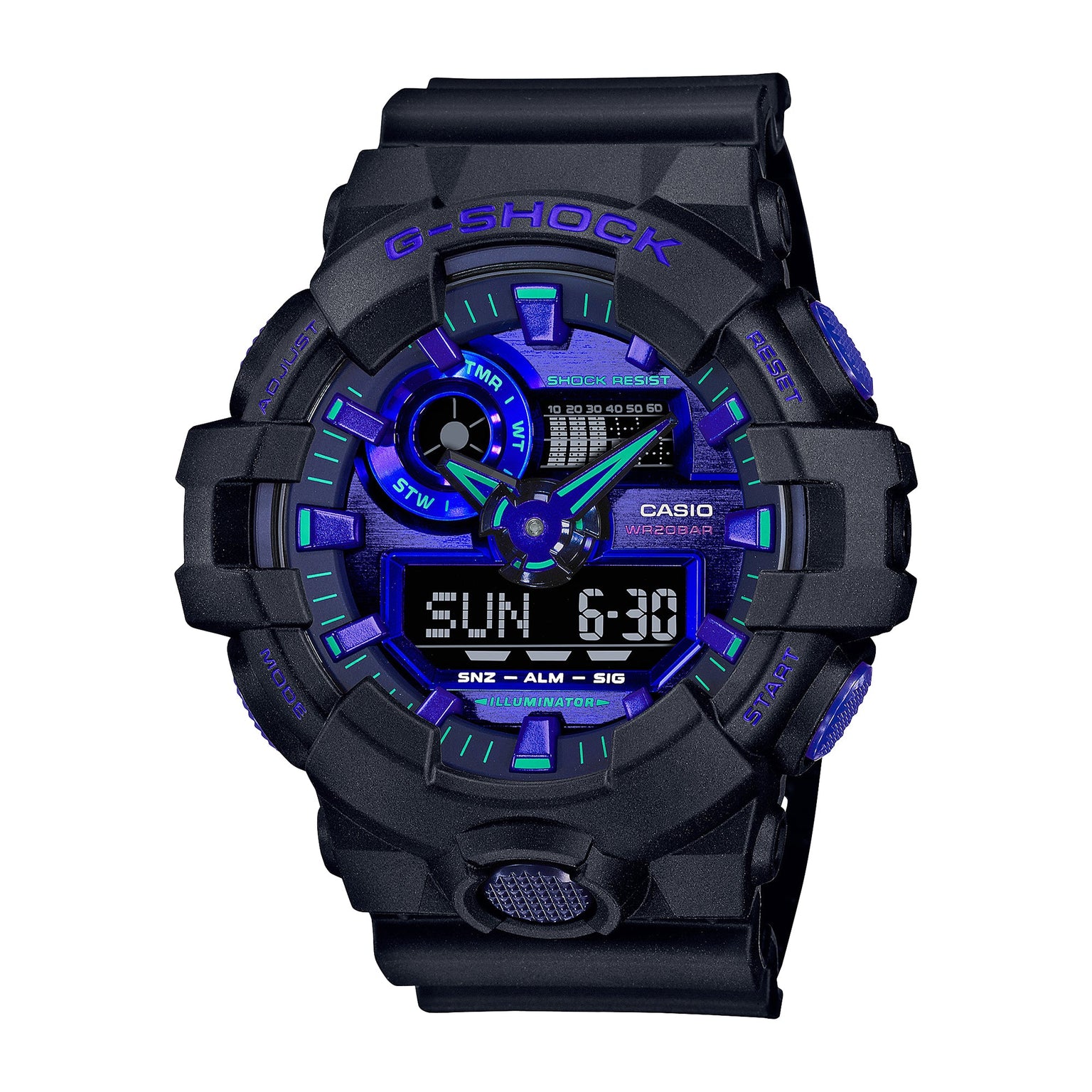 GA-700VB-1A Quartz Icon Resin Black