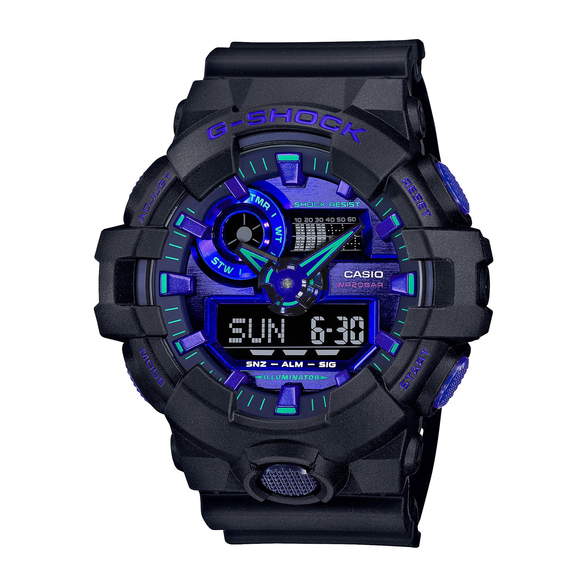 GA-700VB-1A Quartz Icon Resin Black