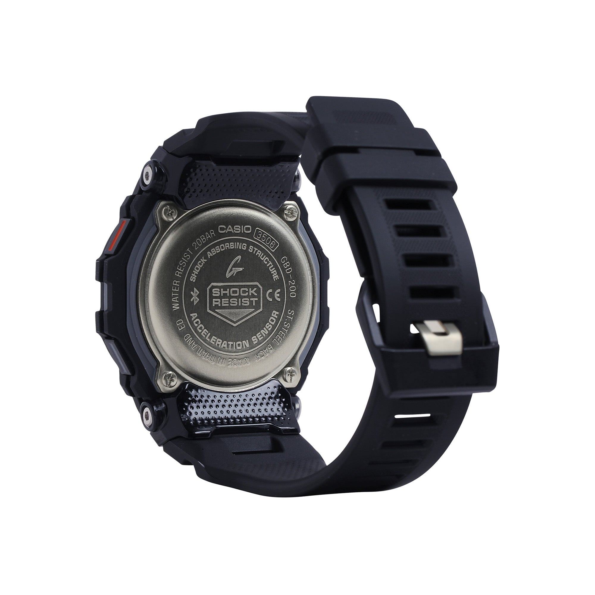 G-Shock GBD-200-1 Quartz Move Resin Black 48mm Resin Black