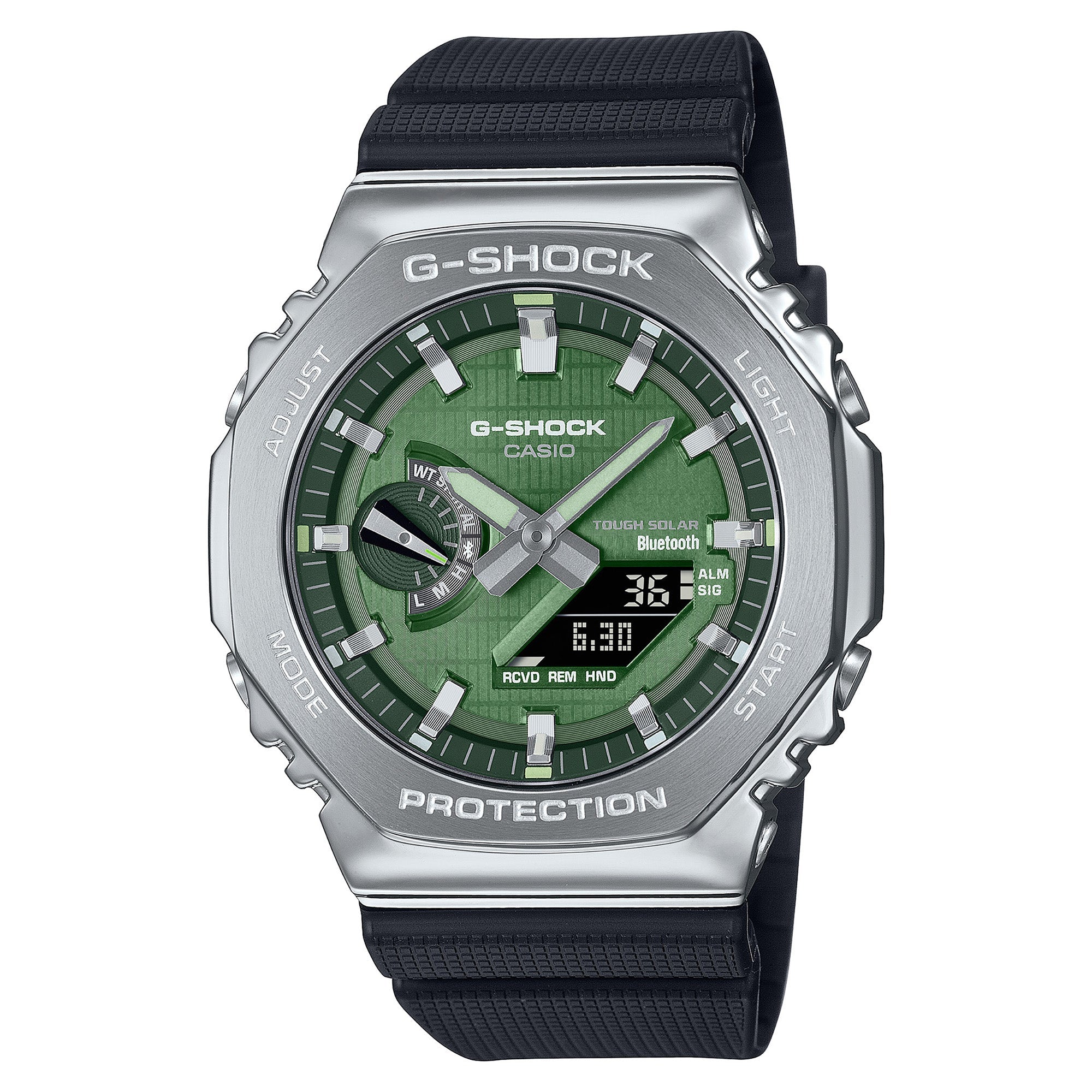 G-Shock GBM-2100A-1A3 Solar G Steel Stainless Steel / Resin Silver