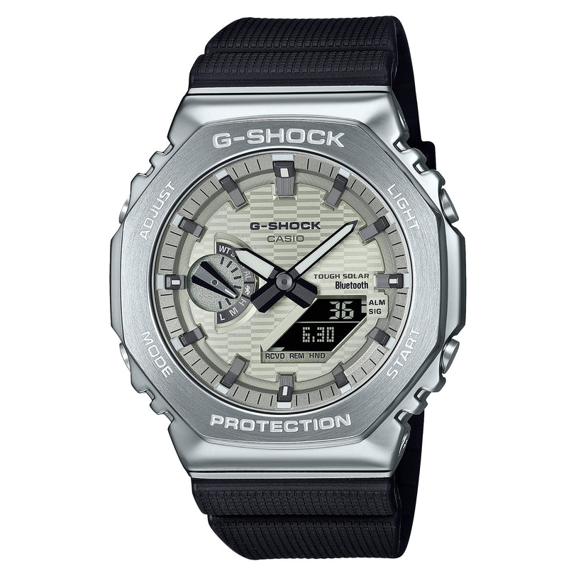 GBM-2100A-8B Solar G Steel Stainless Steel / Resin Silver