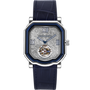 Gerald Charles 9.0 Roman Tourbillon watch with silver dial and roman numeral markers