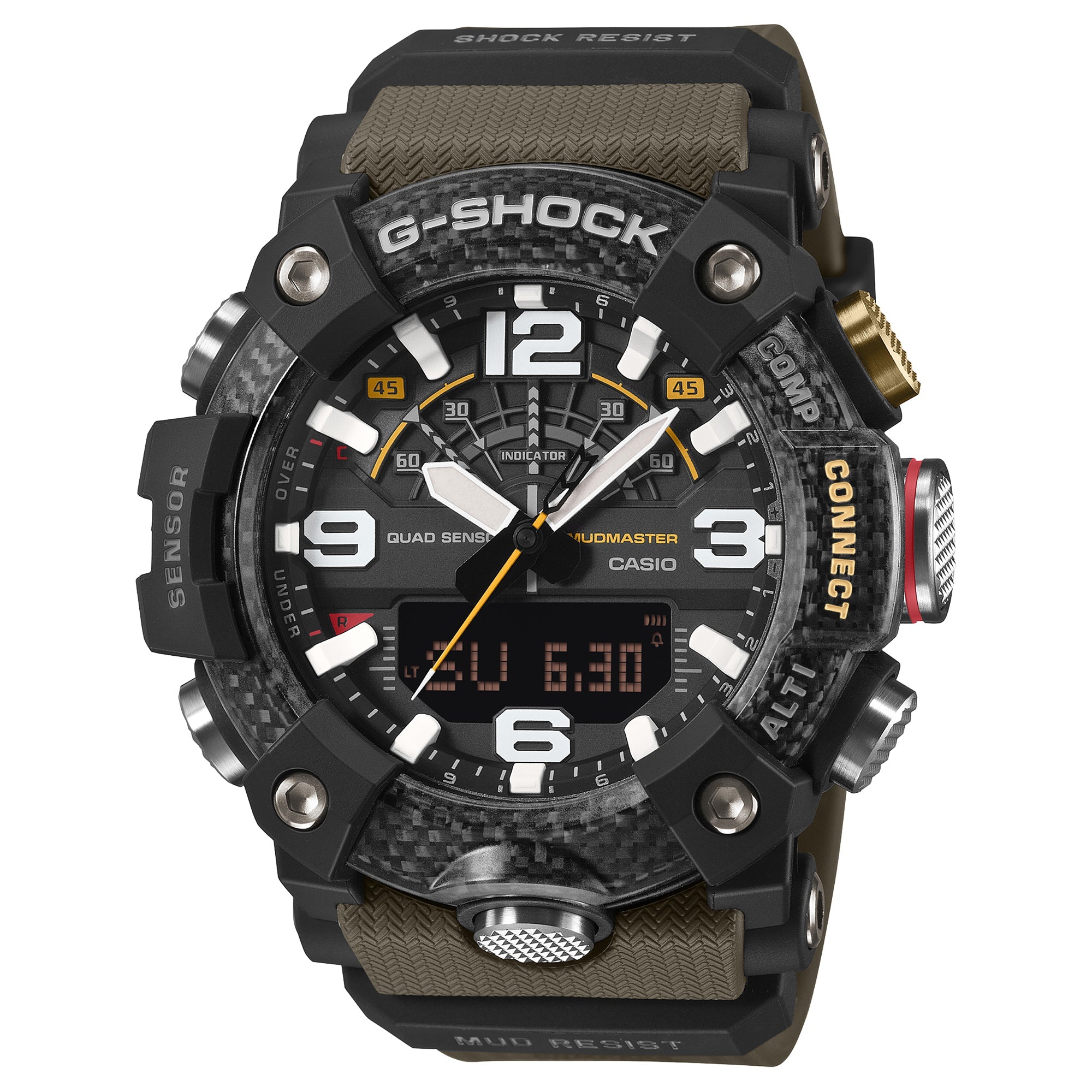 G-Shock GG-B100X-1A3 Quartz Master of G Mudmaster Steel / Carbon Black