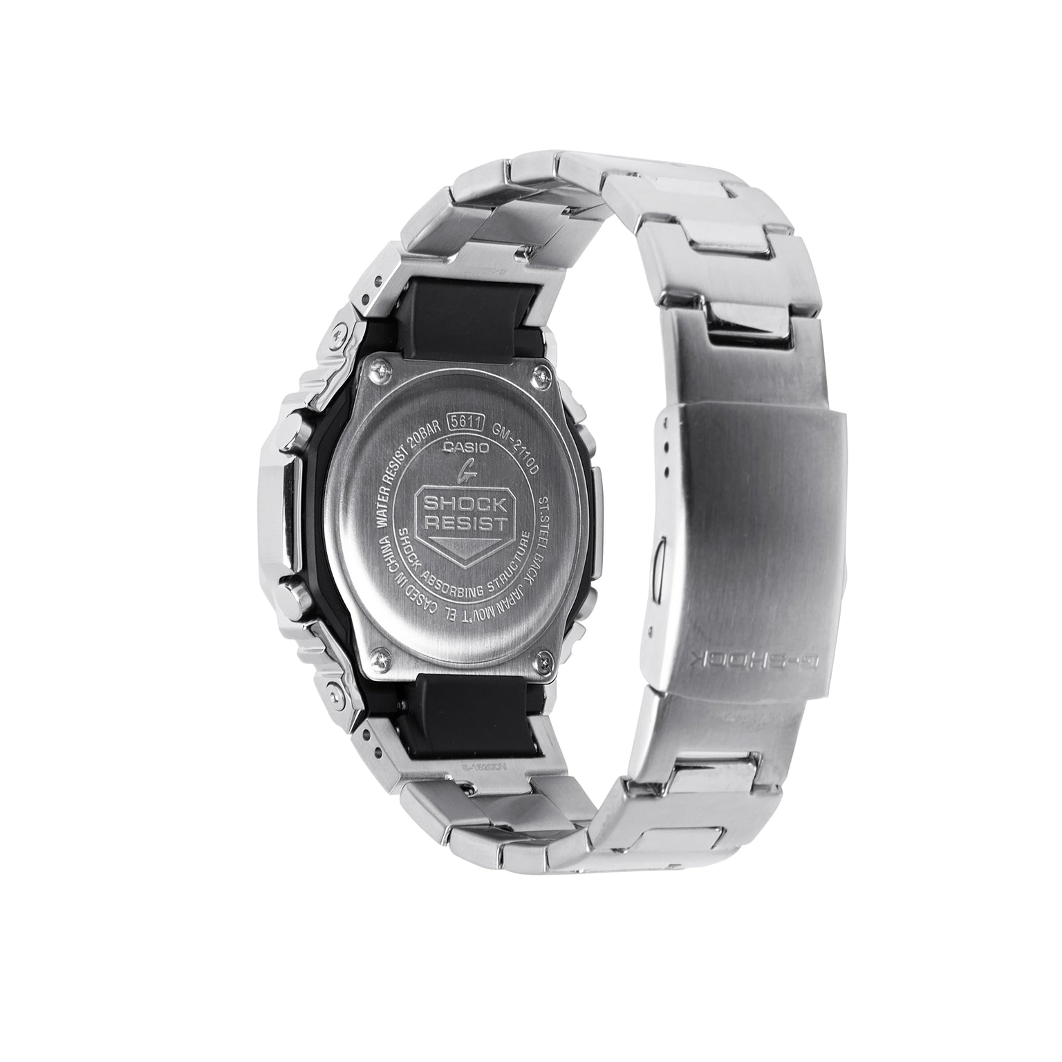 GM-2110D-2A Quartz G Steel Stainless Steel / Resin Silver