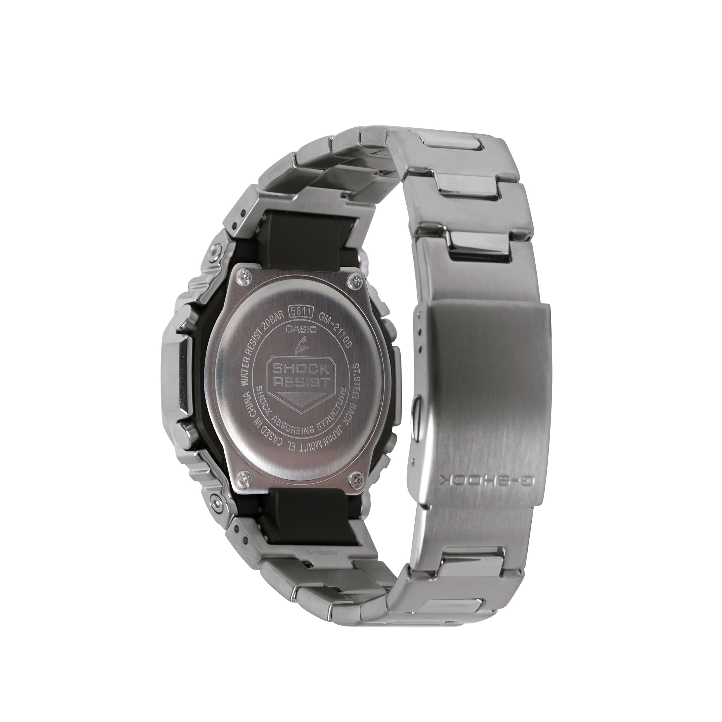 G-Shock GM-2110D-3A Quartz G Steel Stainless Steel / Resin Silver