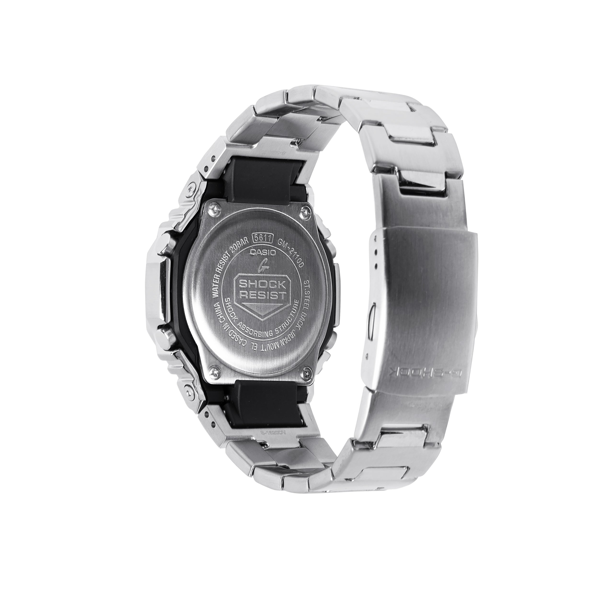 GM-2110D-7A Quartz G Steel Stainless Steel / Resin Silver
