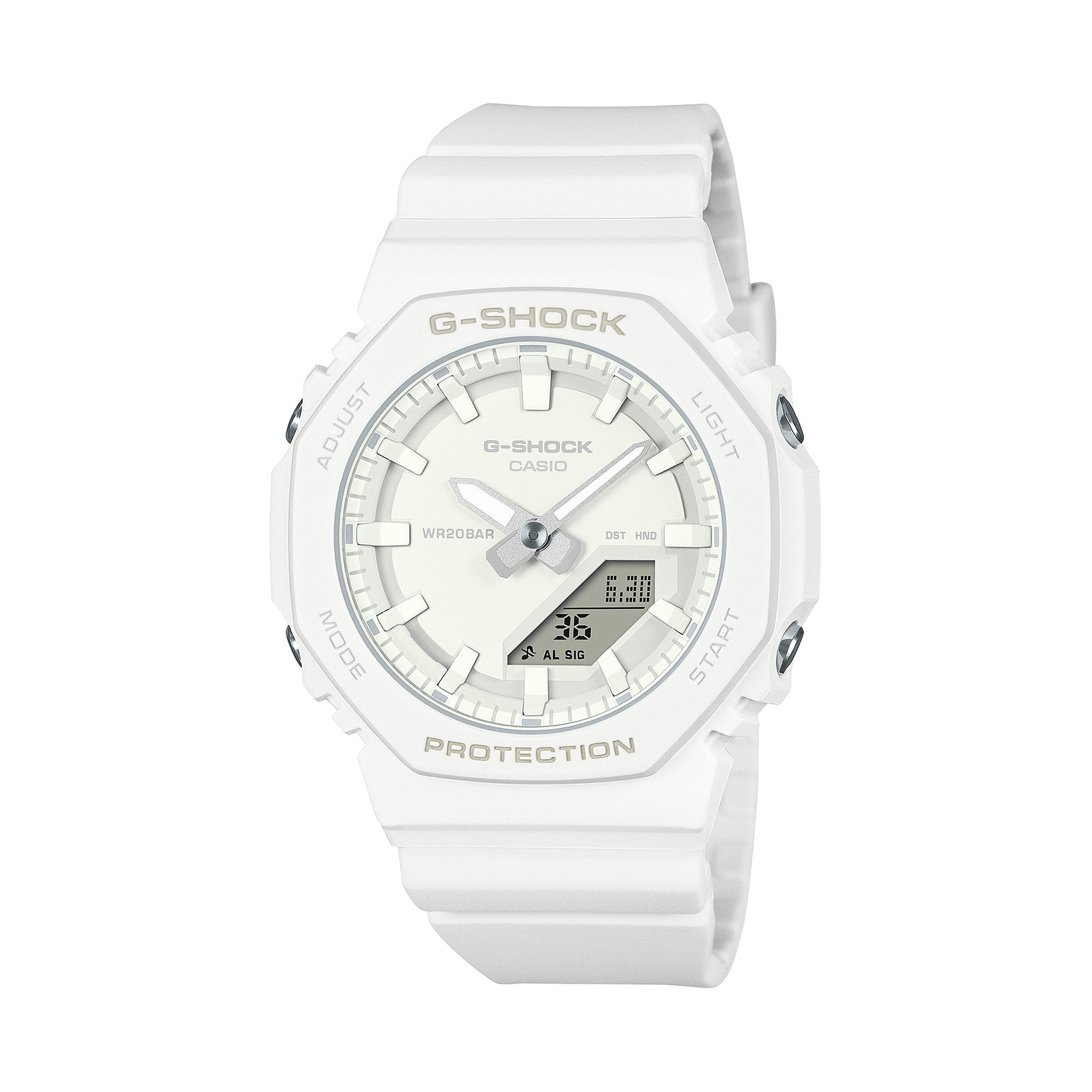 G-Shock GMA-P2100-7A Quartz Ladies Resin White 46mm Resin White