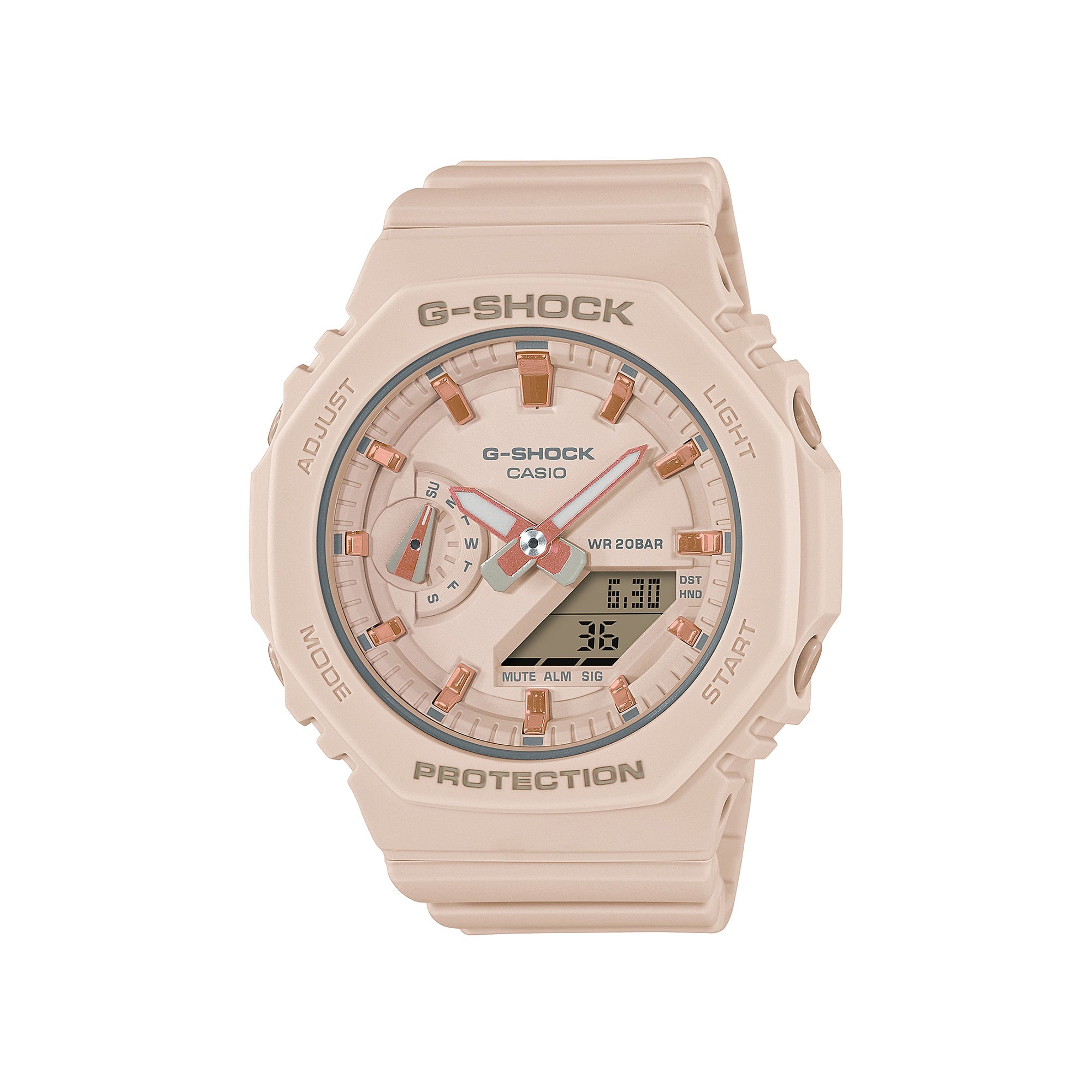 G-SHOCK GA-2100 ホワイトピンク G-Shock GMA-S2100-4A Quartz Ladies Resin Pink