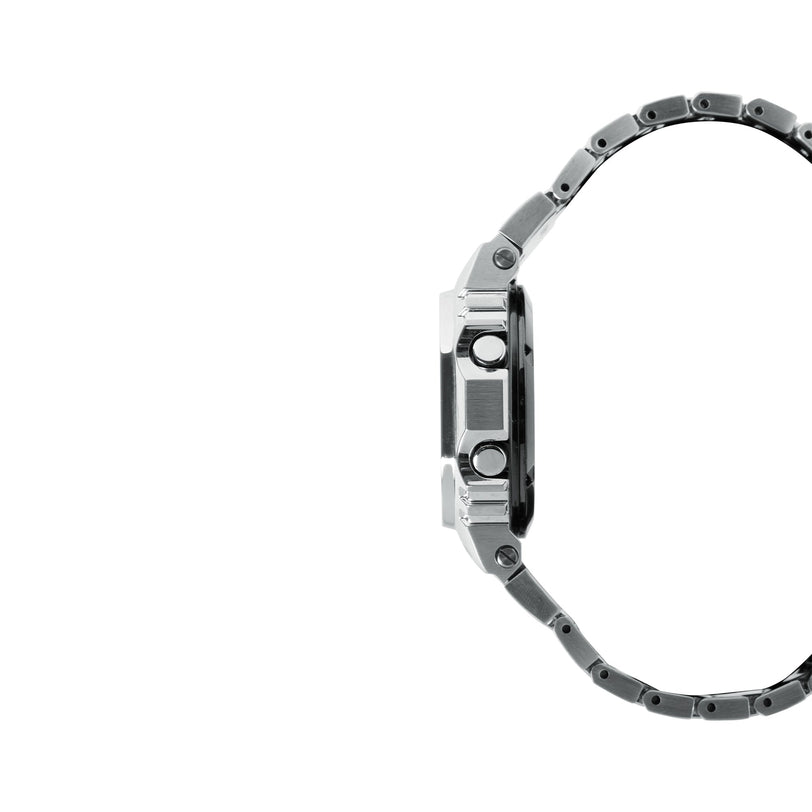 GMW-B5000D-1C Solar Premium Metal Stainless Steel Silver