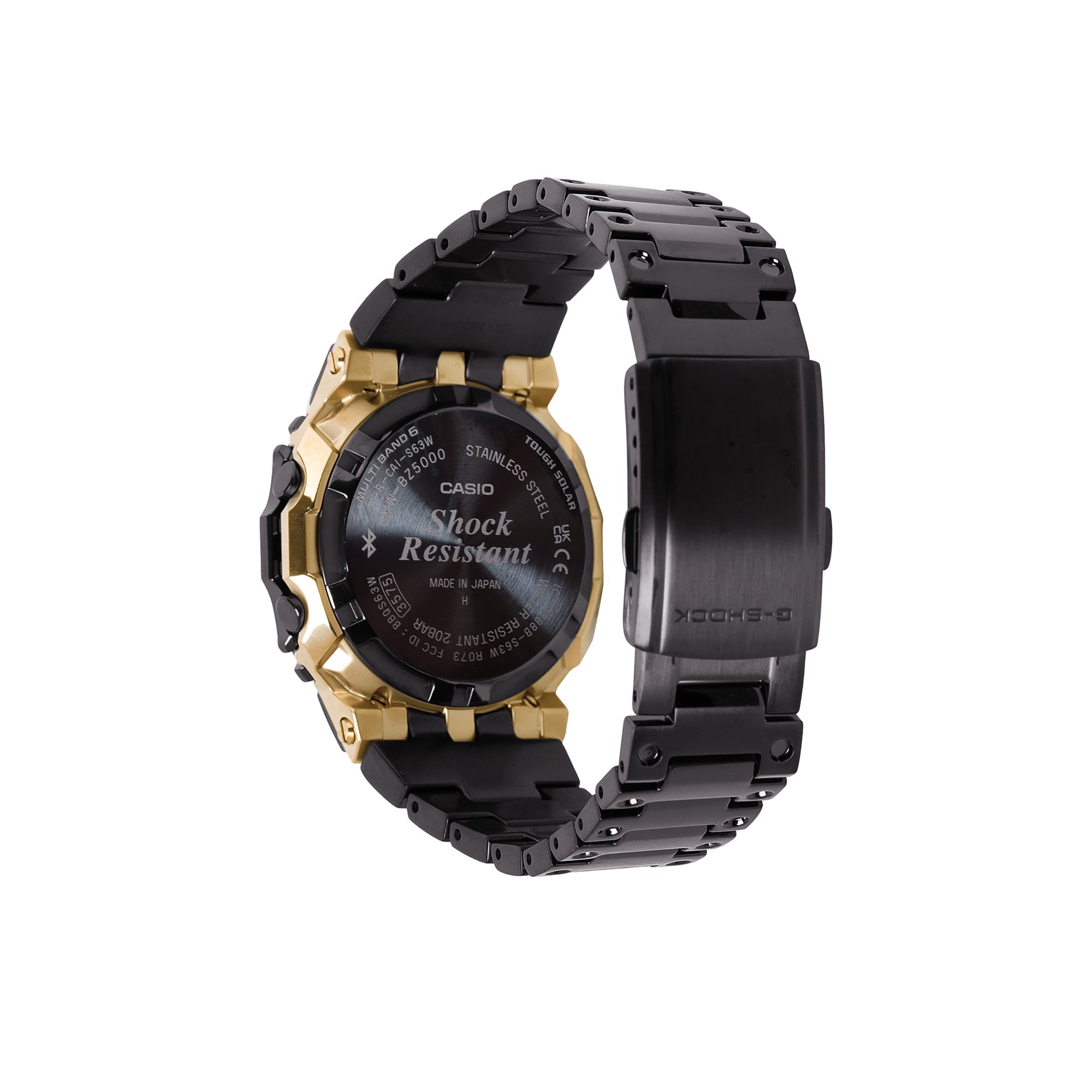 G-Shock GMW-BZ5000BD-1 Solar Premium Metal Stainless Steel Black