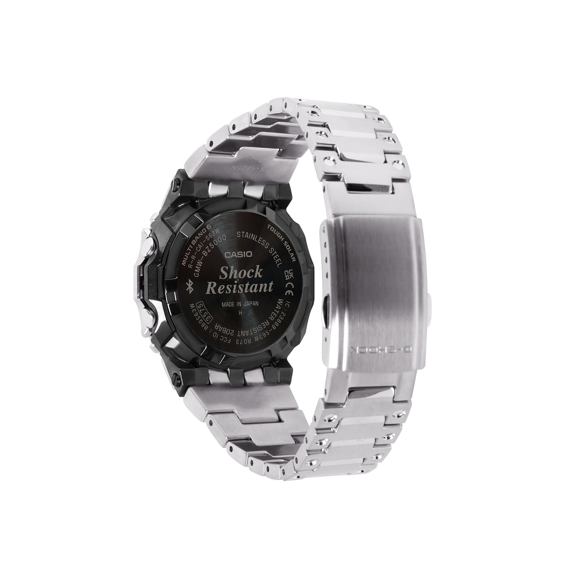 G-Shock GMW-BZ5000D-1 Solar Premium Metal Stainless Steel Silver