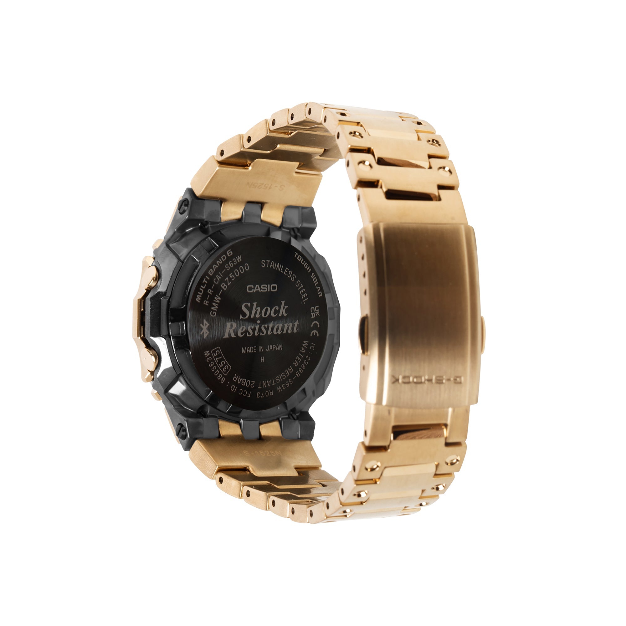 G-Shock GMW-BZ5000GD-9 Solar Premium Metal Steel Gold 49mm Steel Grey