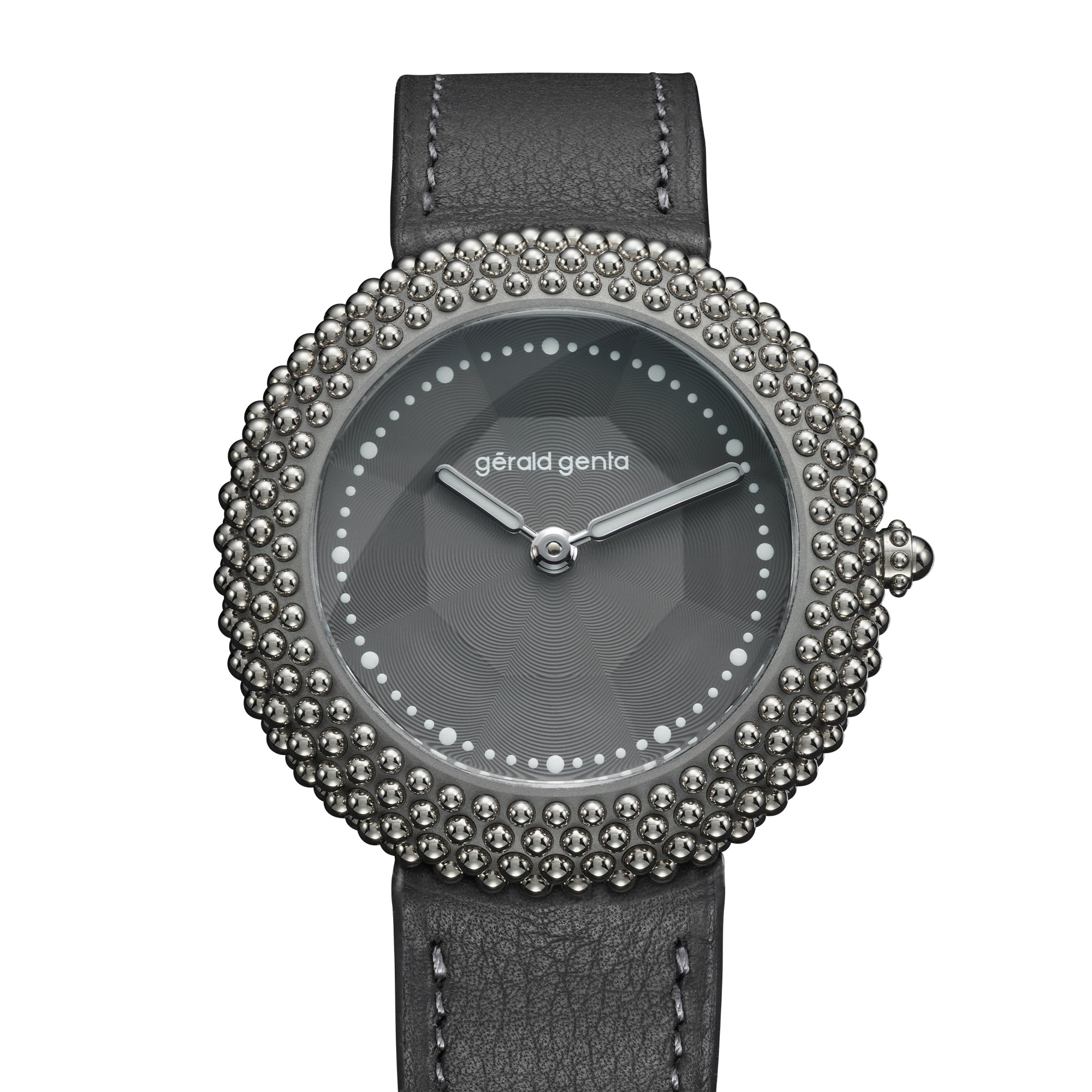 Gentissima Oursin 36 Anthracite | 36mm, Grade 5 titanium and white gold, Women's Watch