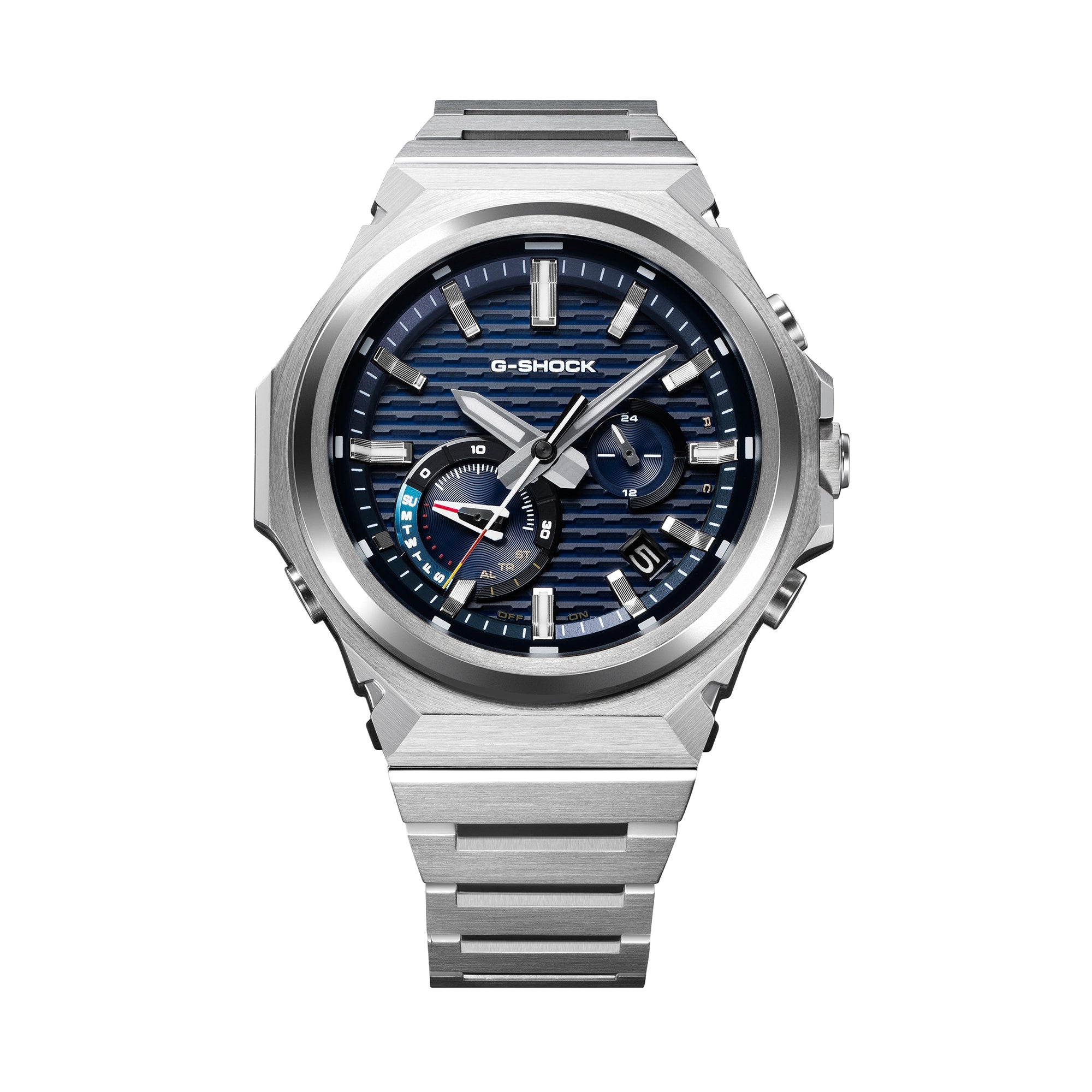 G-Shock GST-B1000D-2A Solar G Steel Steel / Carbon Silver 46mm