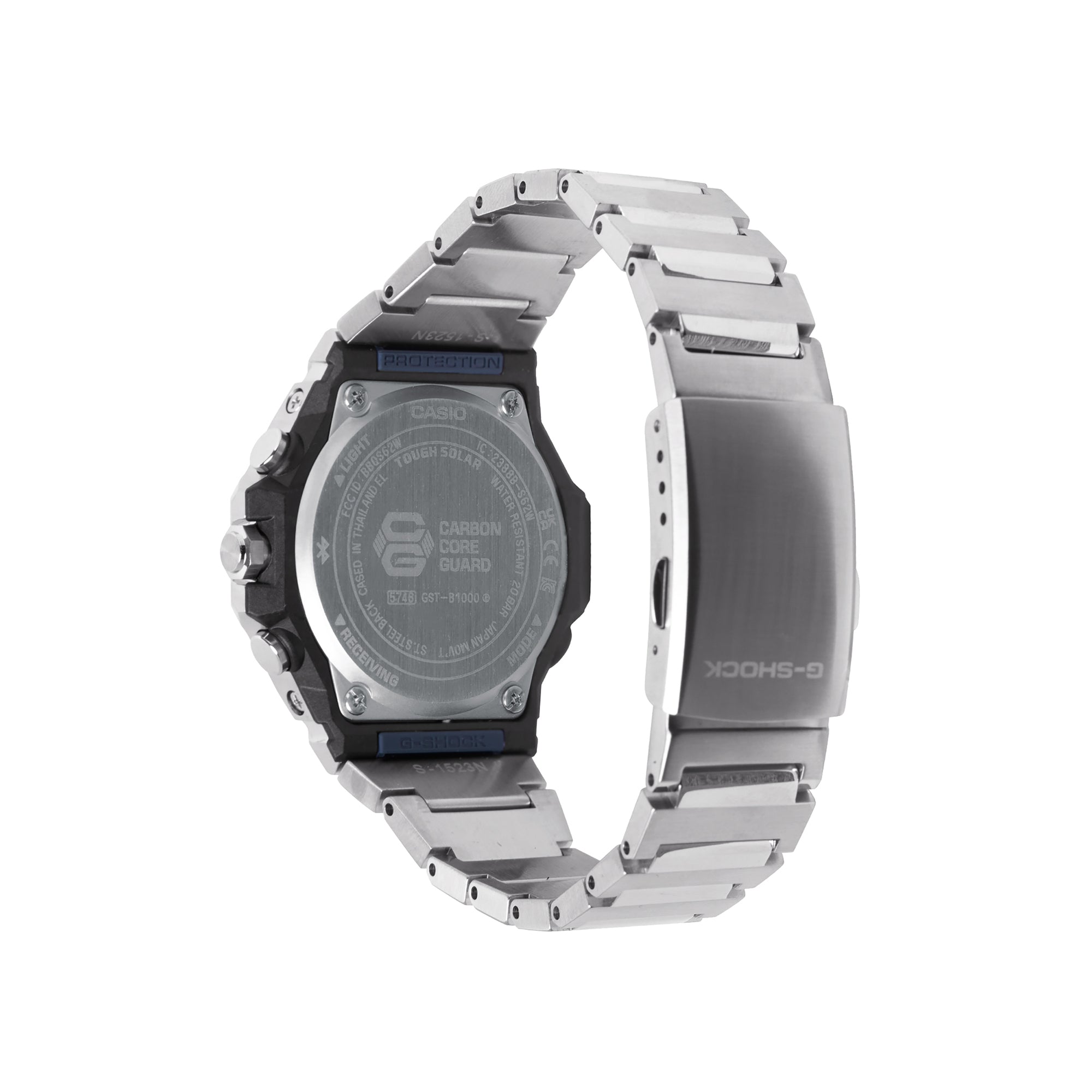 G-Shock GST-B1000D-2A Solar G Steel Steel / Carbon Silver 46mm