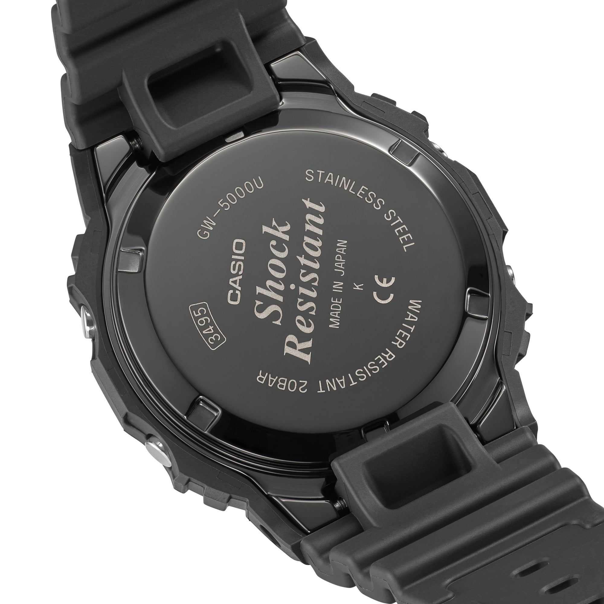 G-Shock GW-5000U-1 Solar Icon Steel / Resin Black 48.5mm