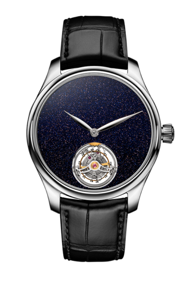 Endeavour Aventurine Tourbillon Steel