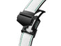 White strap with black clip on TAG Heuer Connect watch