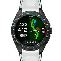 TAG heuer Connect watch with white strap