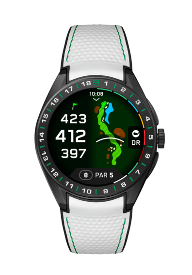 TAG heuer Connect watch with white strap