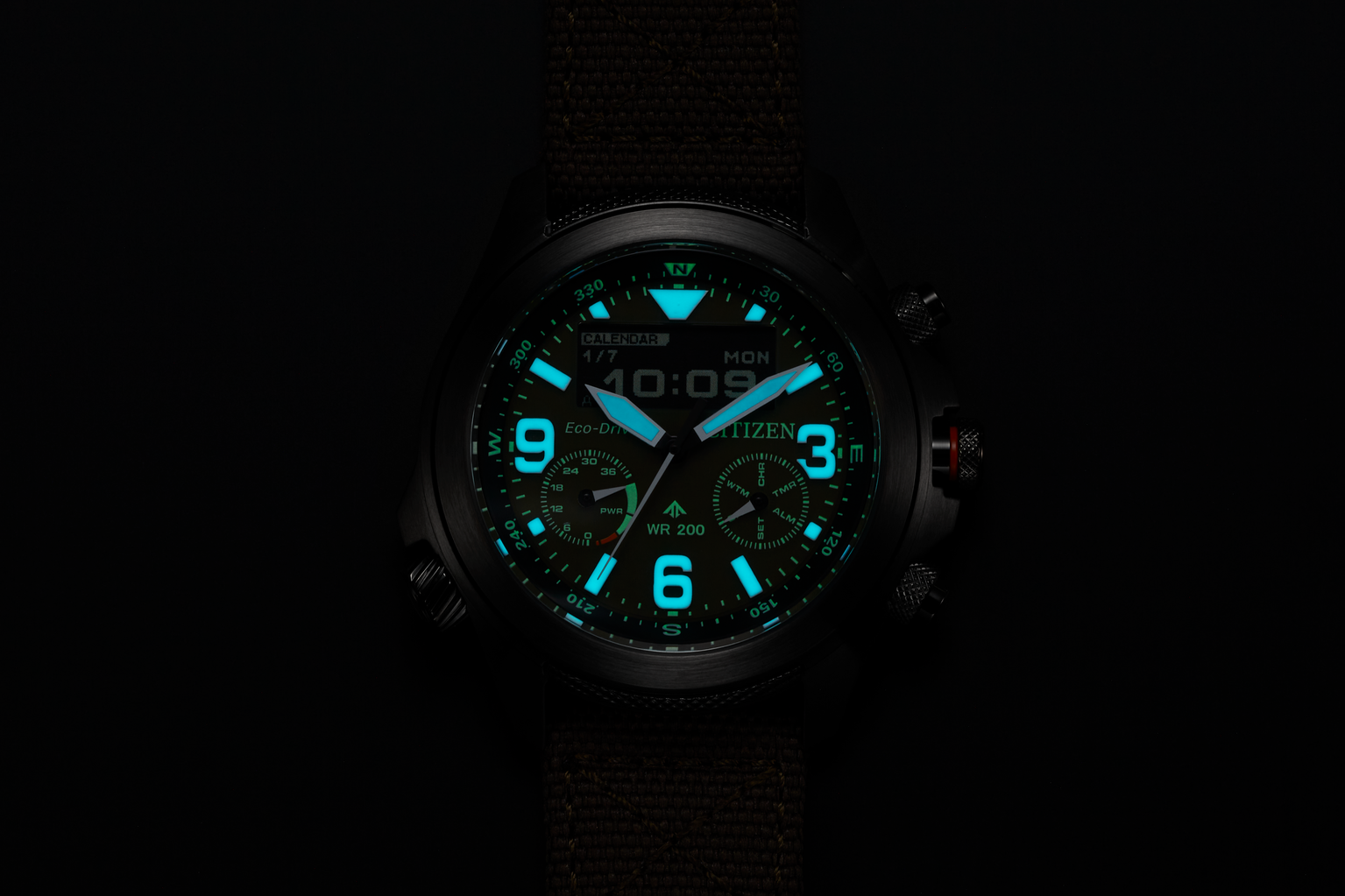 Citizen Promaster Land U822 Steel 44 mm Eco Drive