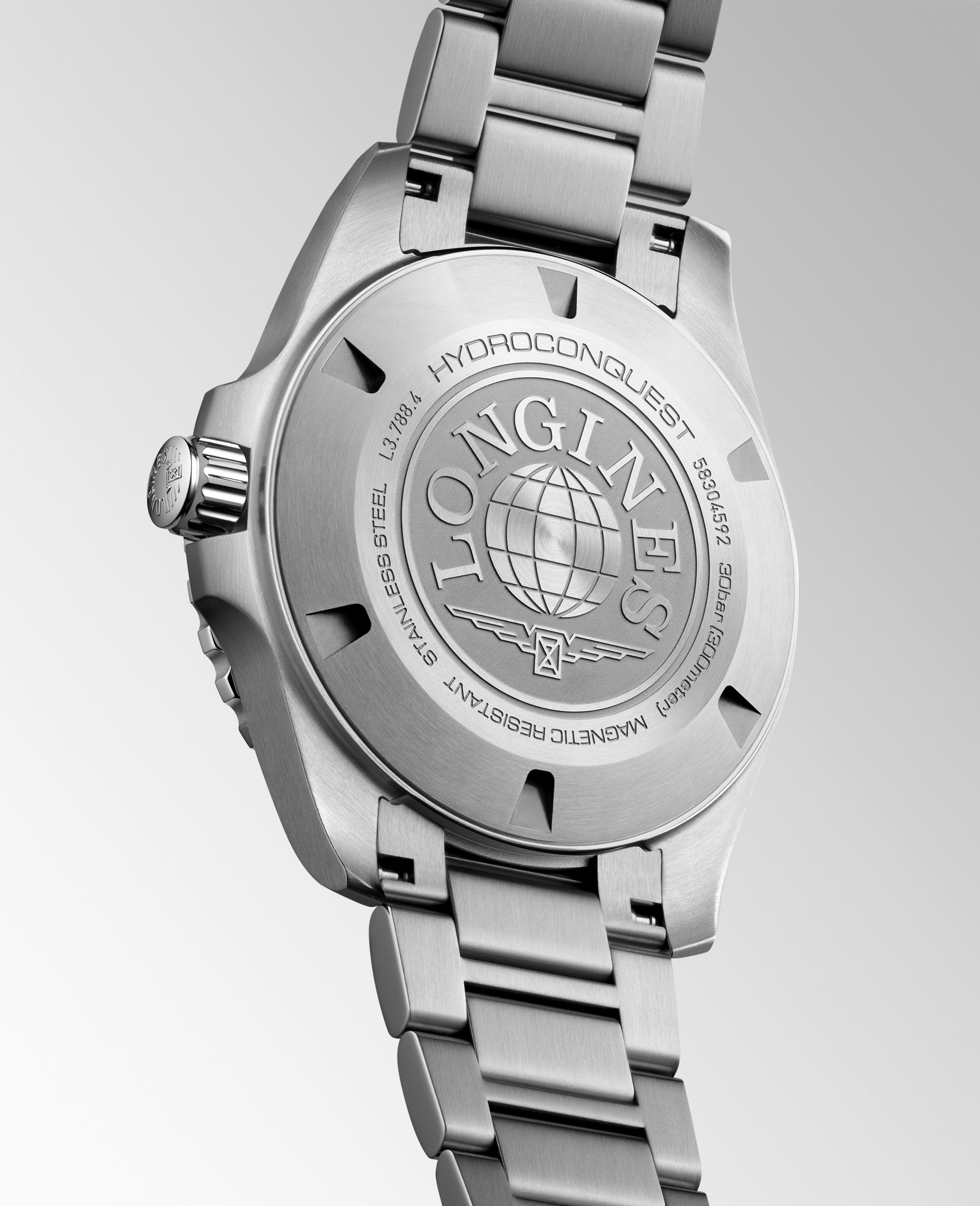Longines Hydroconquest 42mm Steel Ceramic Bezel Green Dial