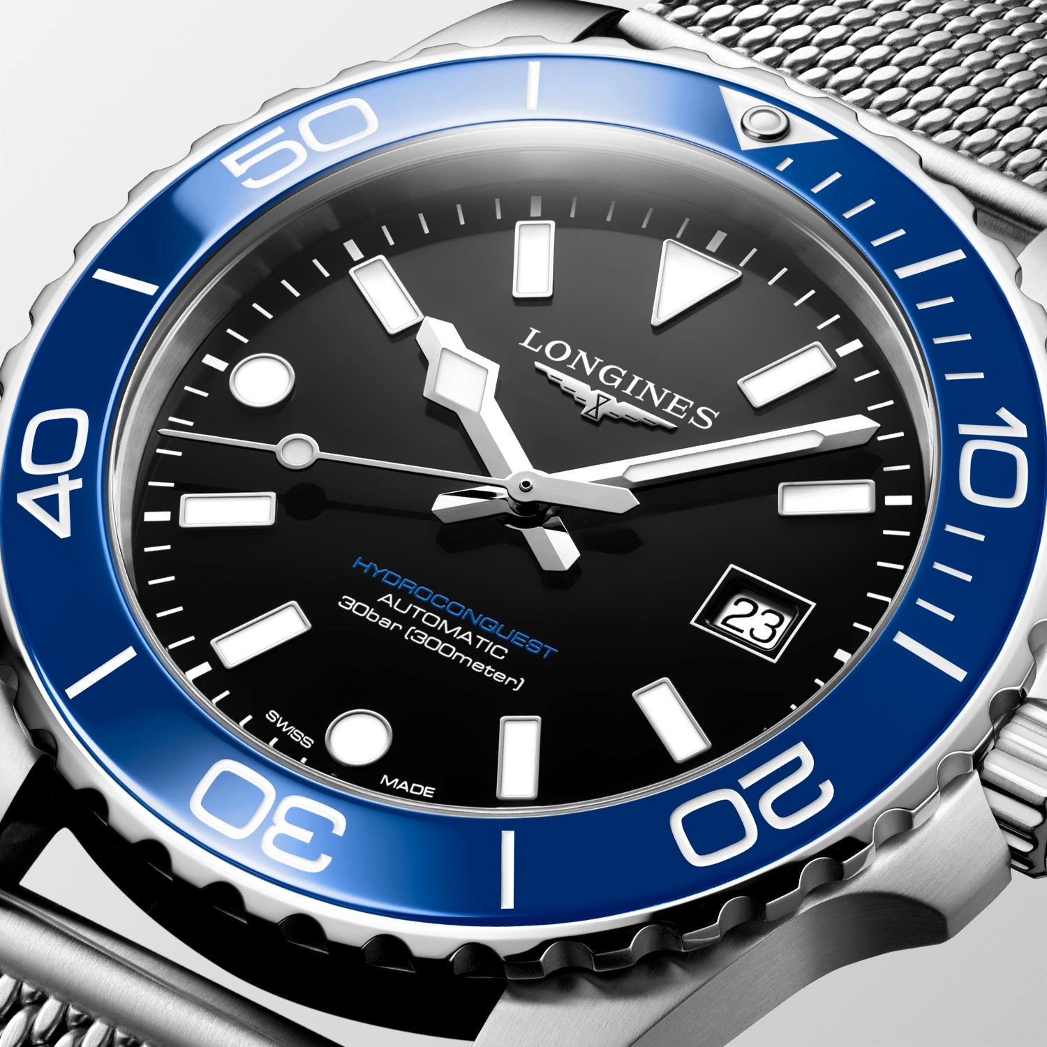 Longines Hydroconquest 42 42mm Steel Black