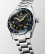 Spirit Zulu Time watch with blue blezel and black dial