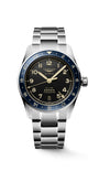 Spirit Zulu Time watch with blue blezel and black dial