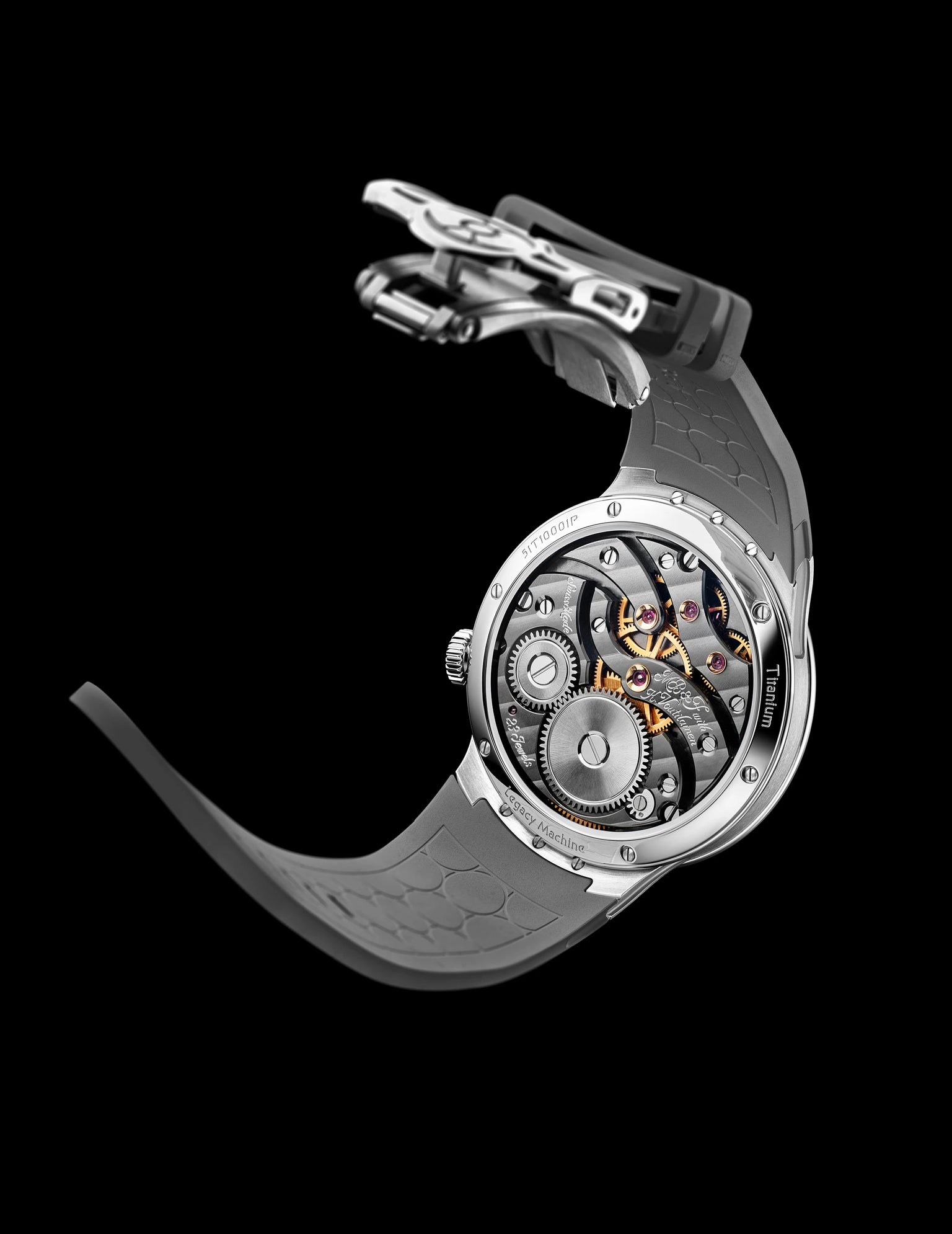 Legacy Machine 101 Evo Salmon| 40mm, Titanium and Salmon Baseplate, Men's Watch