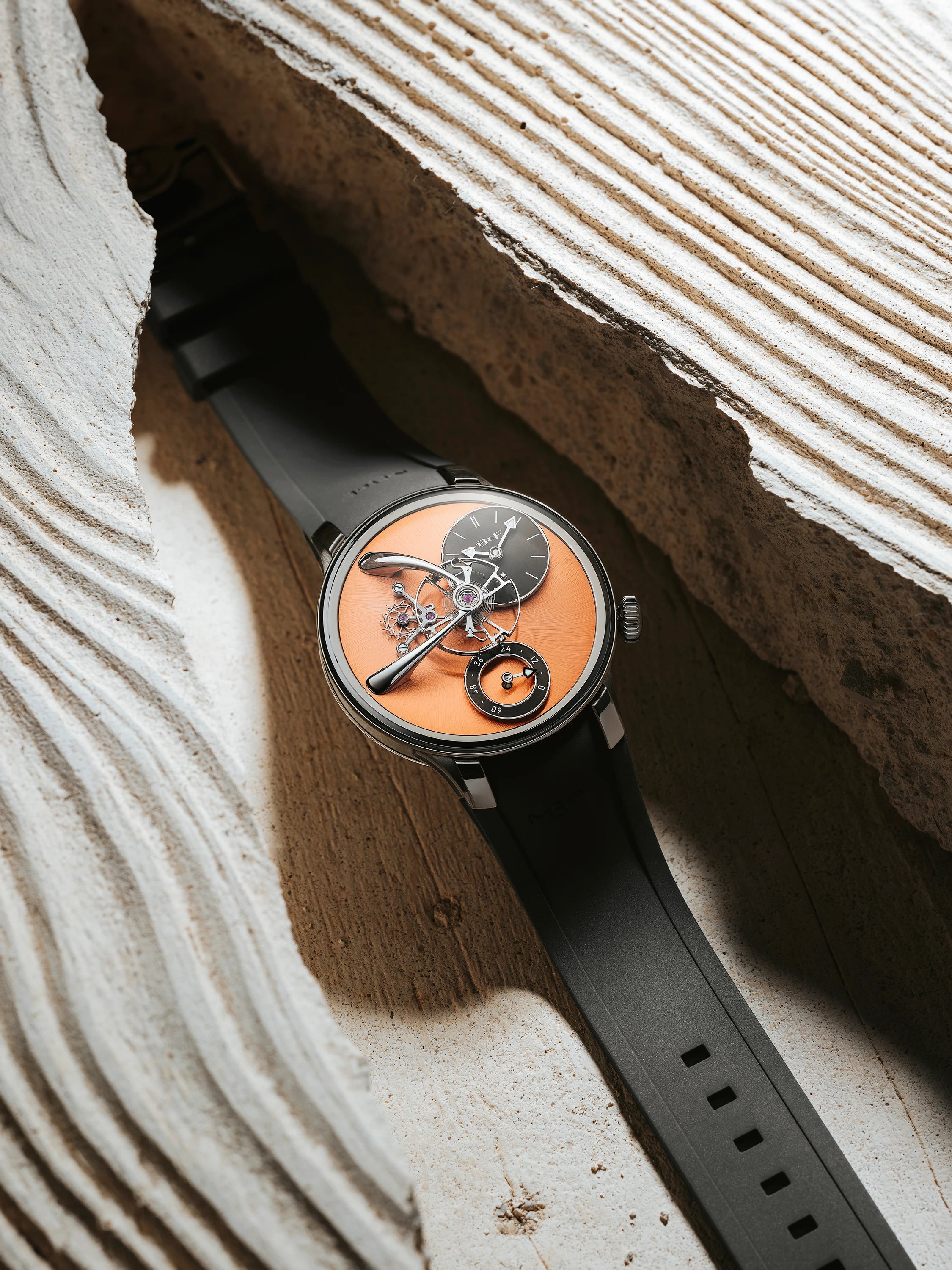 Legacy Machine 101 Evo Salmon| 40mm, Titanium and Salmon Baseplate, Men's Watch