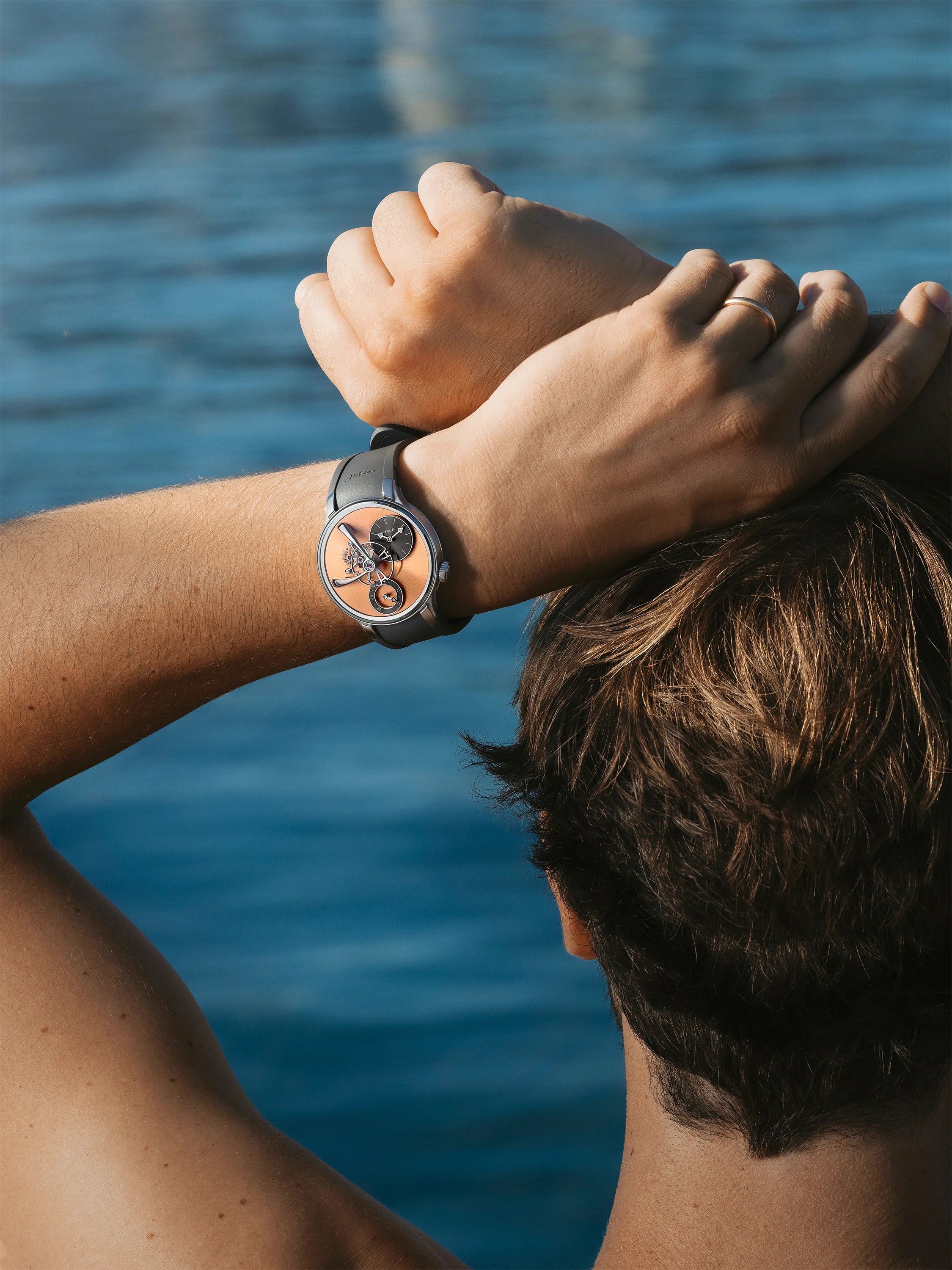 Legacy Machine 101 Evo Salmon| 40mm, Titanium and Salmon Baseplate, Men's Watch
